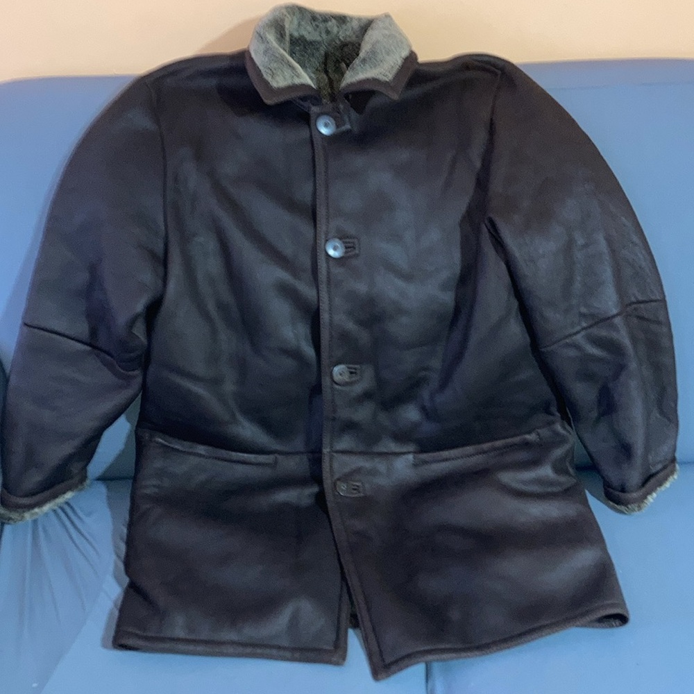 Dominic Bellissimo Shearling Coat Size 40